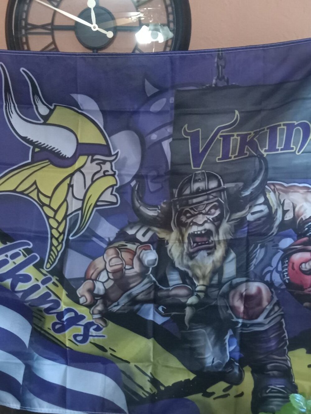 Minnesota Vikings Stars & Stripes & Steroids NFL 3X5 Feet Flag Banner
